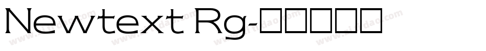 Newtext Rg字体转换